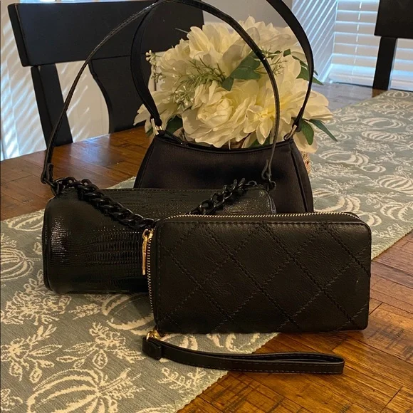 Black Bag Bundle -3 bags NWOT - Picture 1 of 13